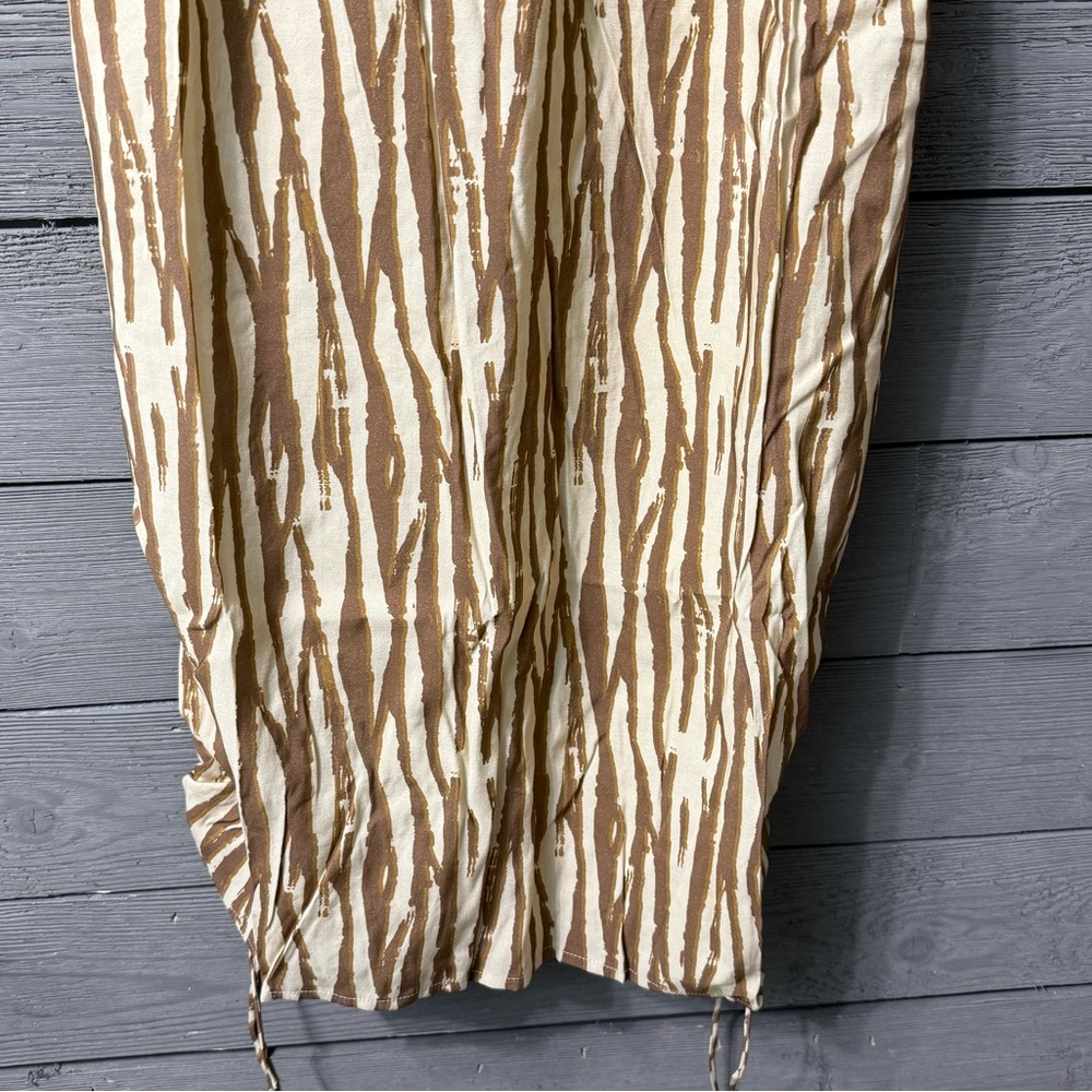 NWT Backyard Roses Ryder Midi Dress Zebra Print Sz XL Summer Club Fest Party - Picture 9 of 15